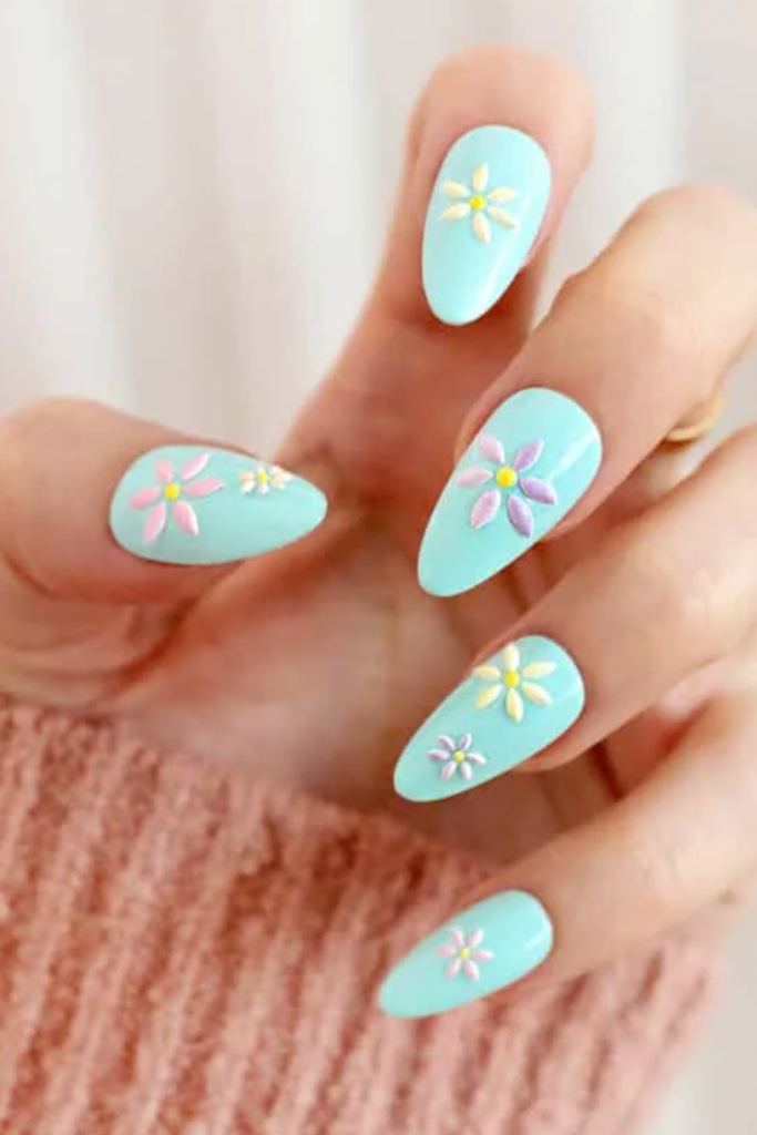 _Pastel Rainbow Flowers