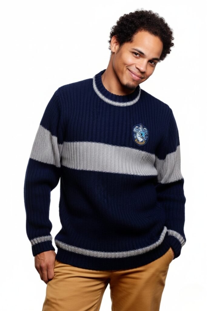 Boys Harry Potter outfit: Ravenclaw Cozy Bookish