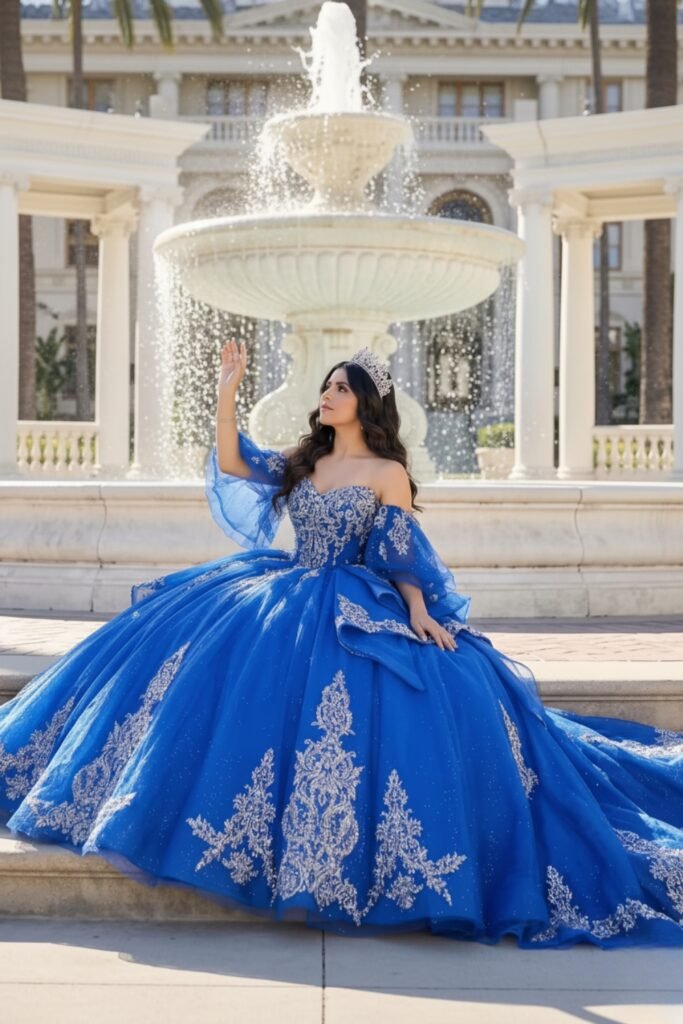 Regal Satin Ballgown Glow