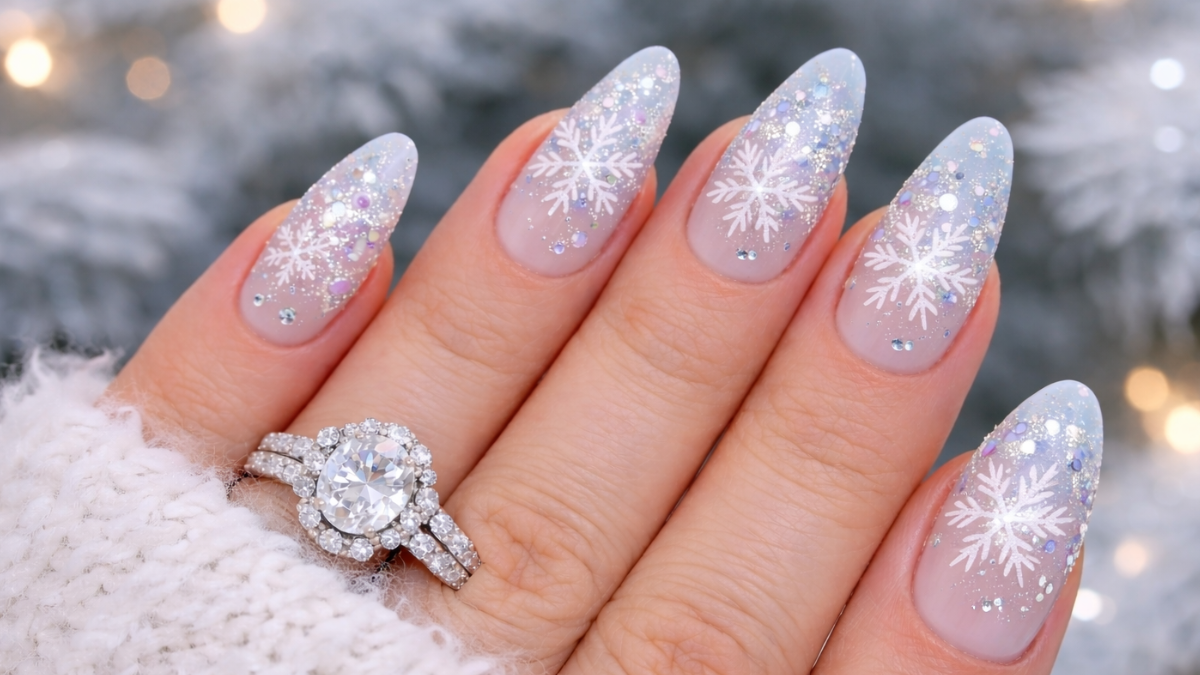 Snowflake Nails