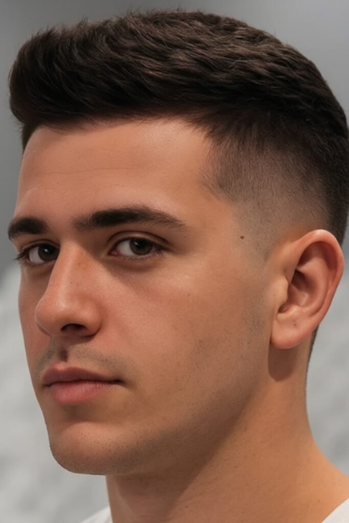 The Short Quiff with Tapered Sides