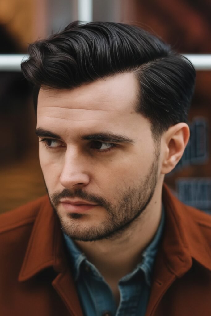 The Side Part with Textured Top