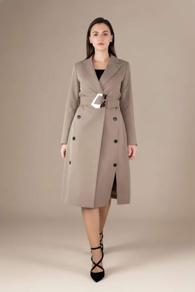 Outfit: Trench Coat With a Statement Belt