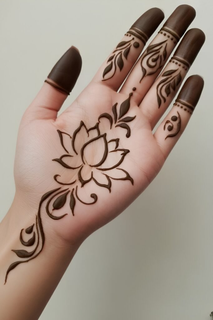 Tiny Lotus Wrist Accent