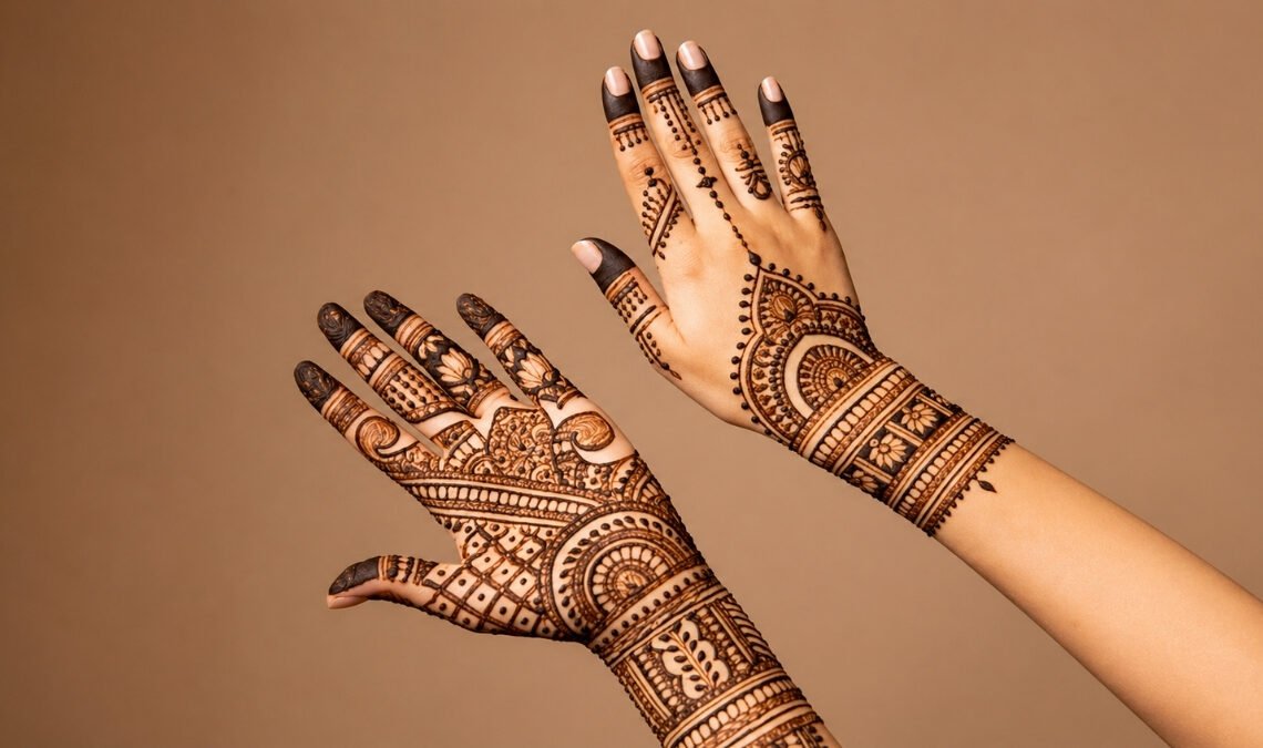 Arabic Bridal Mehndi Designs