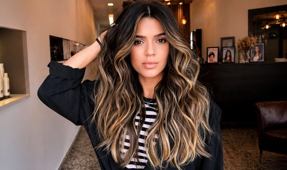 Blonde Balayage Ideas On Dark Hair
