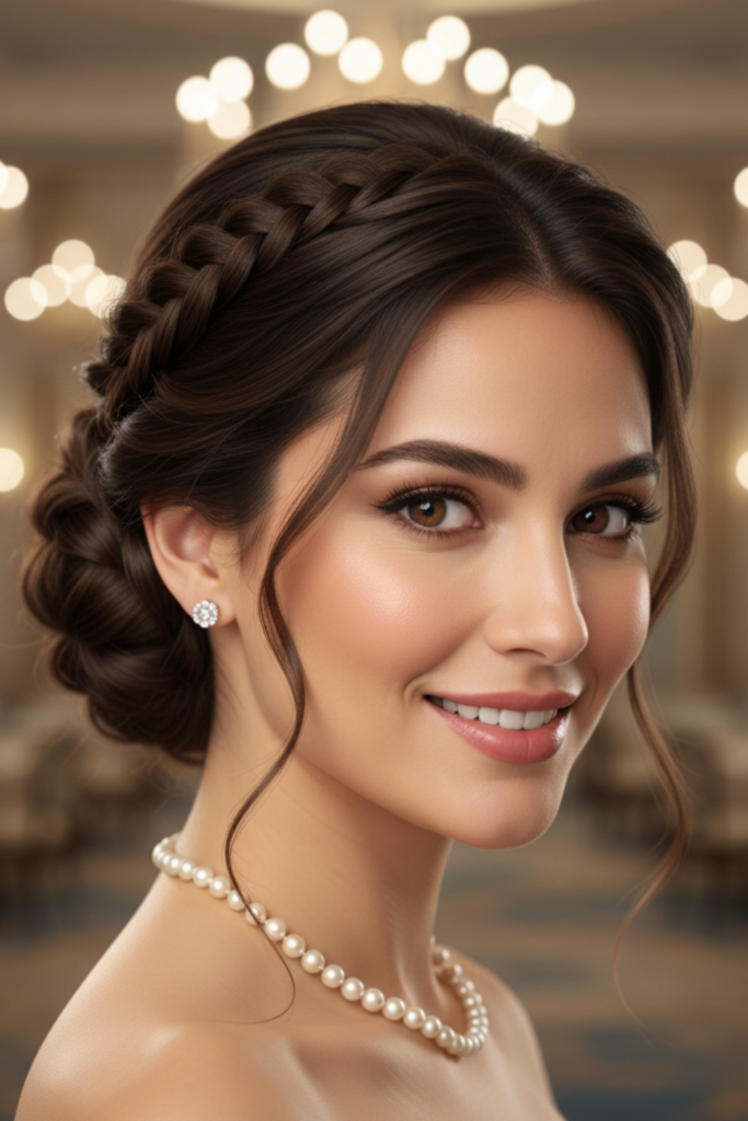 Braided Low Bun