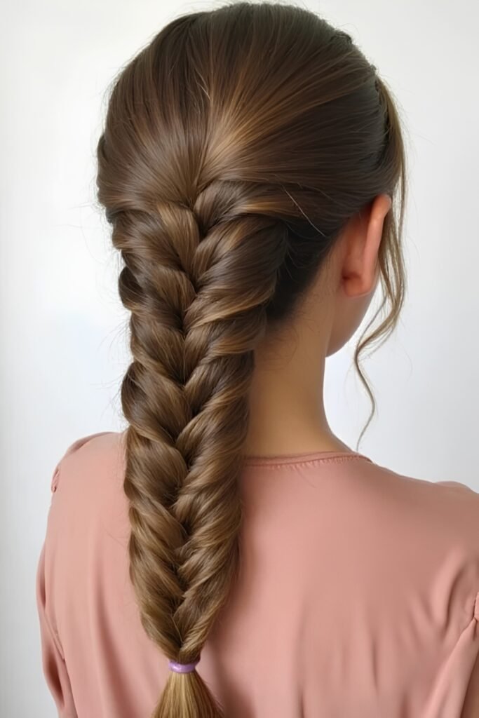Bridal Fishtail Braid