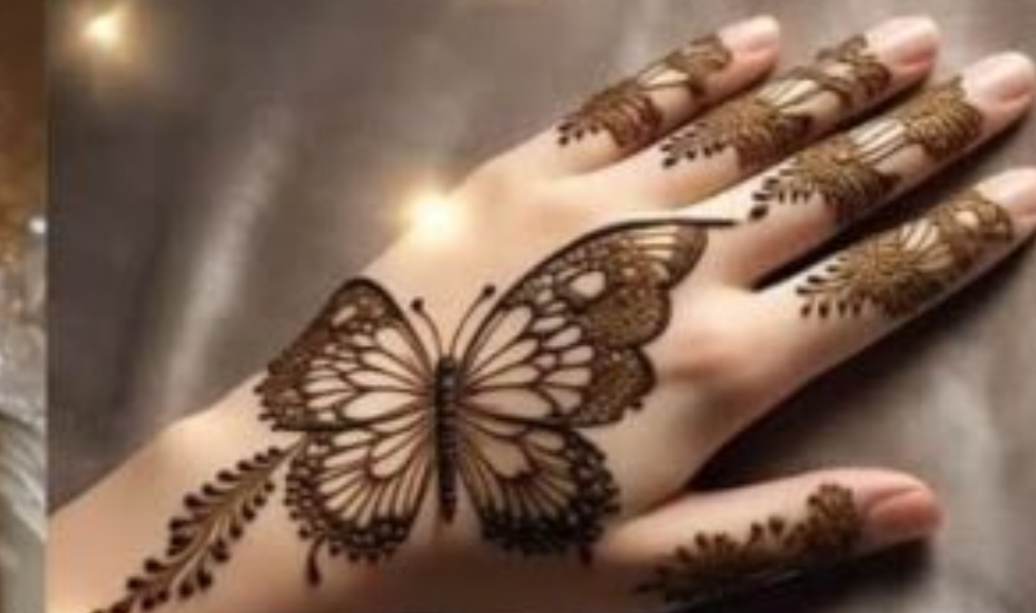Butterfly Mehndi Design