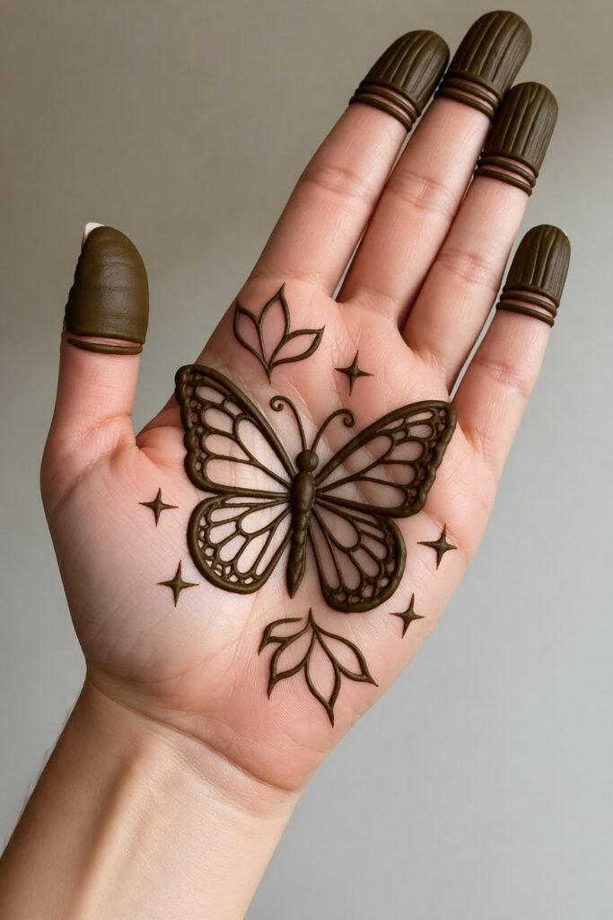 Butterfly with Leaf Wings