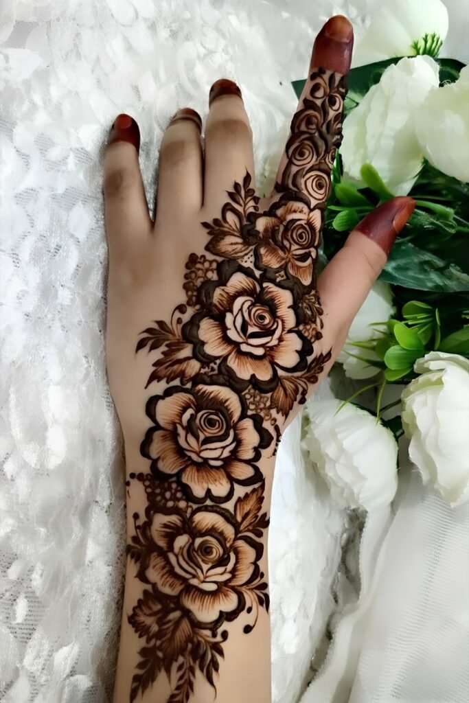 Cascading Rose Romance