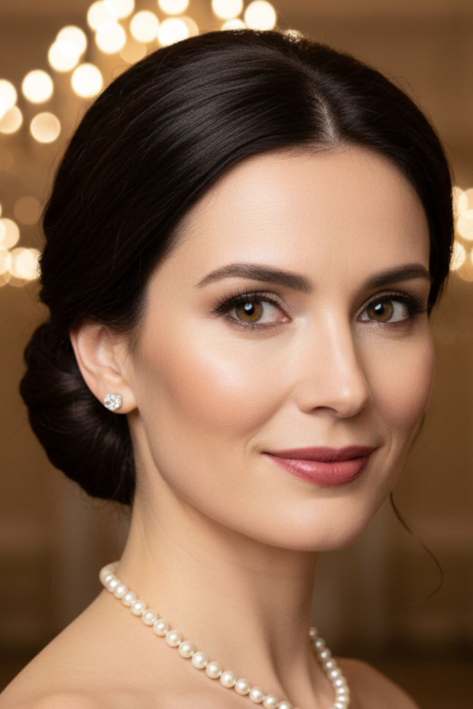 Classic Low Chignon