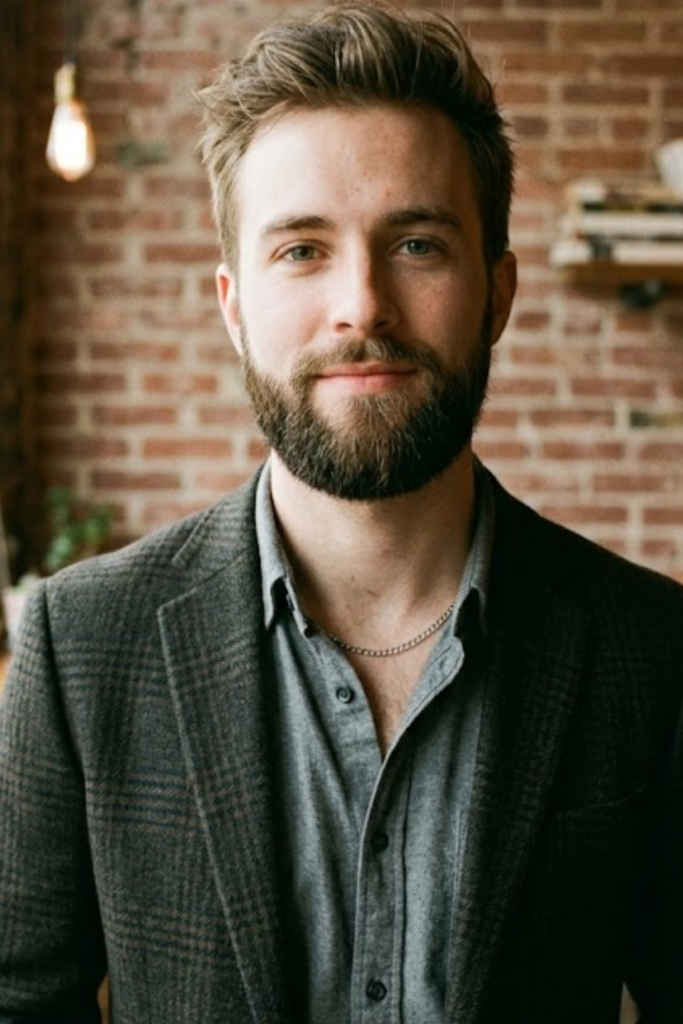 Clean Box Beard on an oblong face