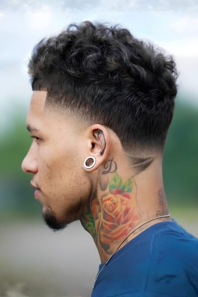 Curls With Edge Fade