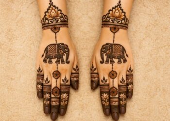 Elephant Mehndi Design