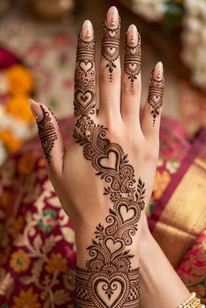 Fingertip and Wrist Trail Heart