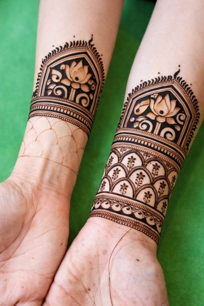 Forearm Mandala Lotus Meditation