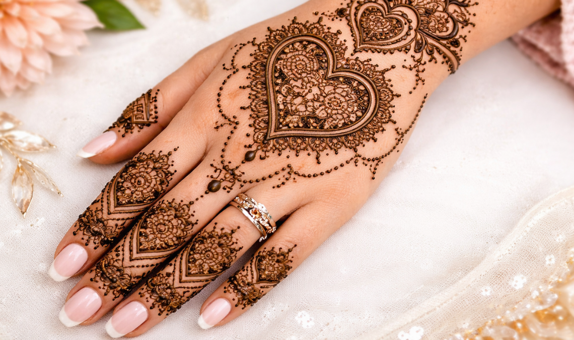 Heart Mehndi Designs
