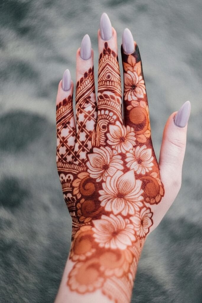 Heavy Back-Hand Lotus Elegance