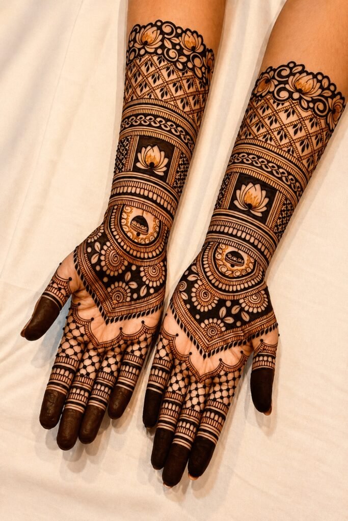 Heavy Bridal Hand Mehndi