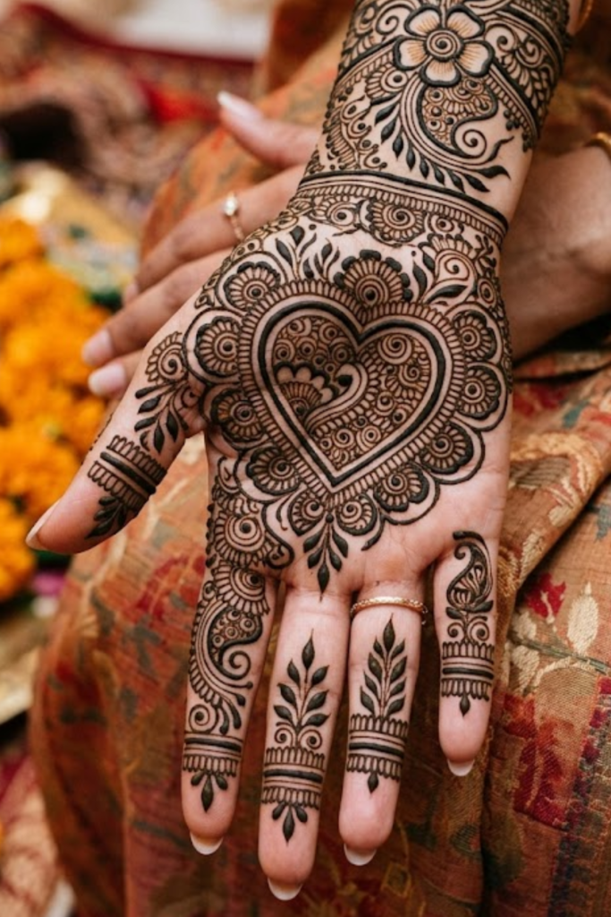 Indo-Arabic Wrist and Palm Heart