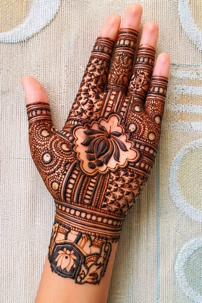 Lotus Accented Palm Elephant