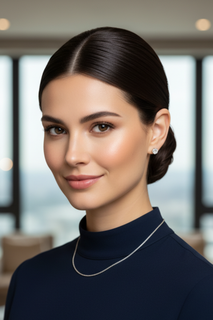 Low Sleek Bun