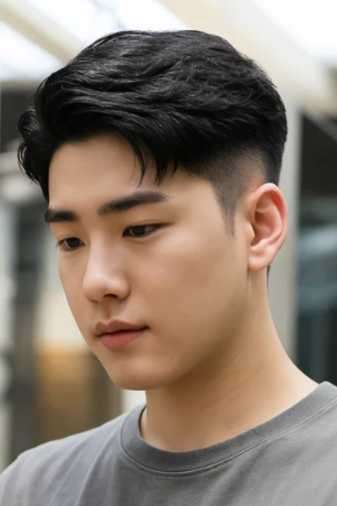 Comma Hair With a Mid Fade