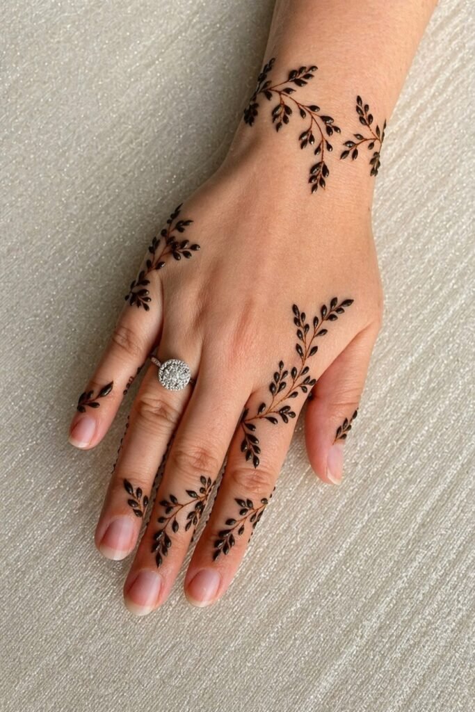 Minimal Leaf and Dot Fingers
