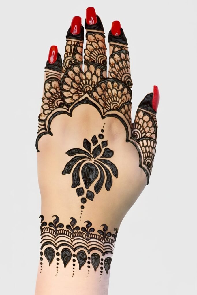 Prominent Back-Hand Lotus Depth