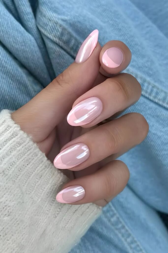 Rounded Tips in Sheer Baby Pink
