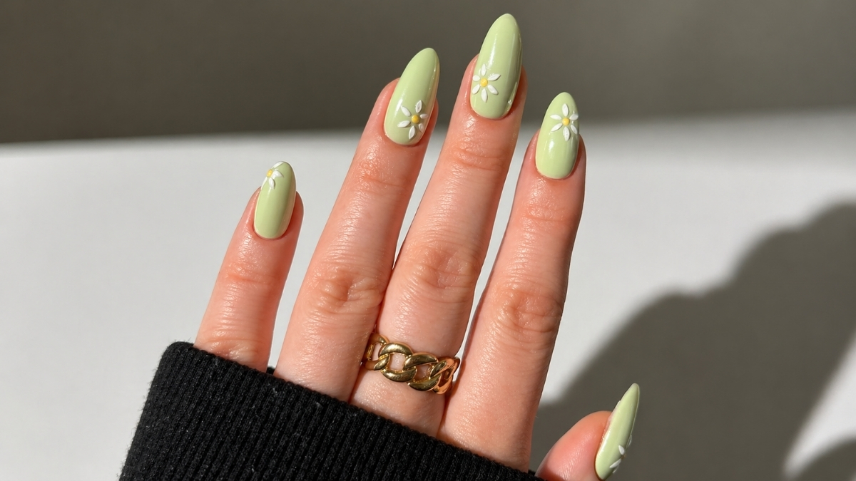 Sage Green Nails