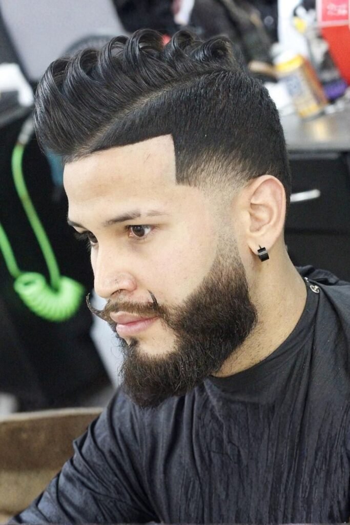 Sculpted Curl Mohawk