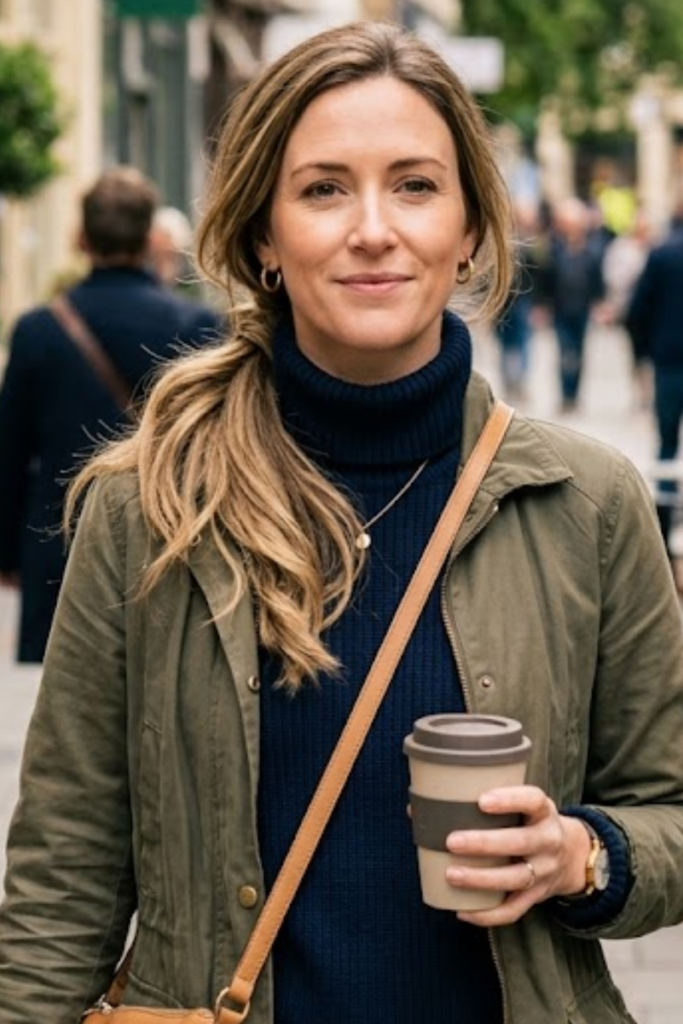 Side-Swept Low Ponytail