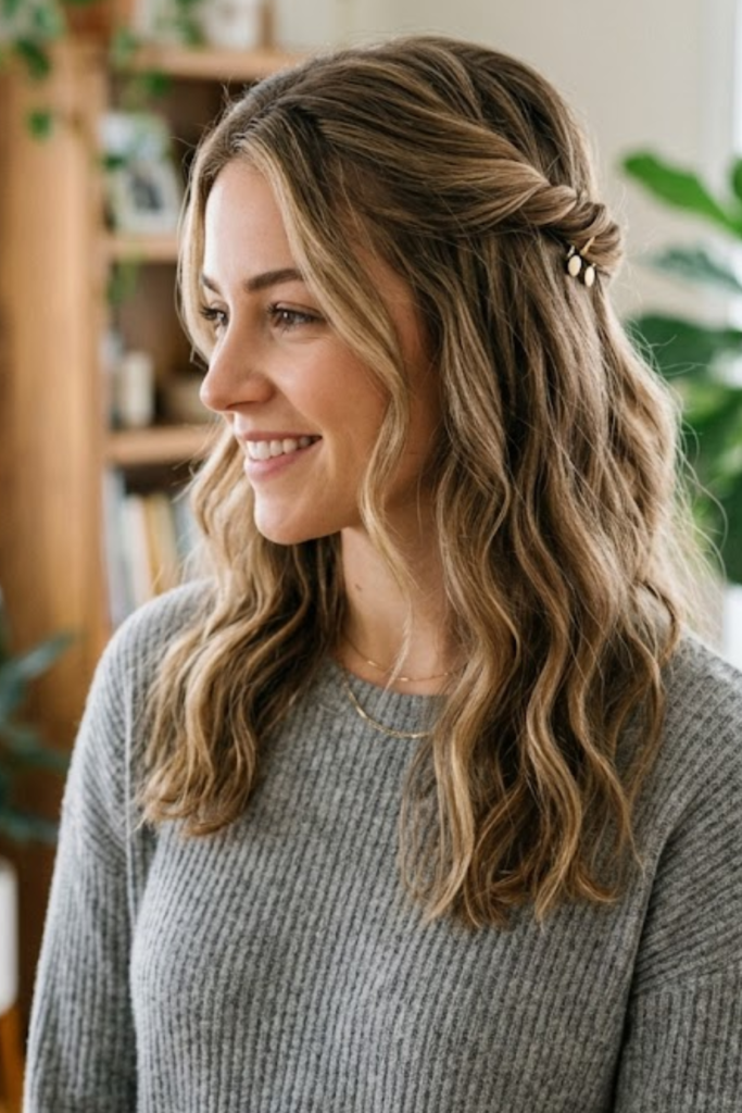 Simple Half-Up Twist