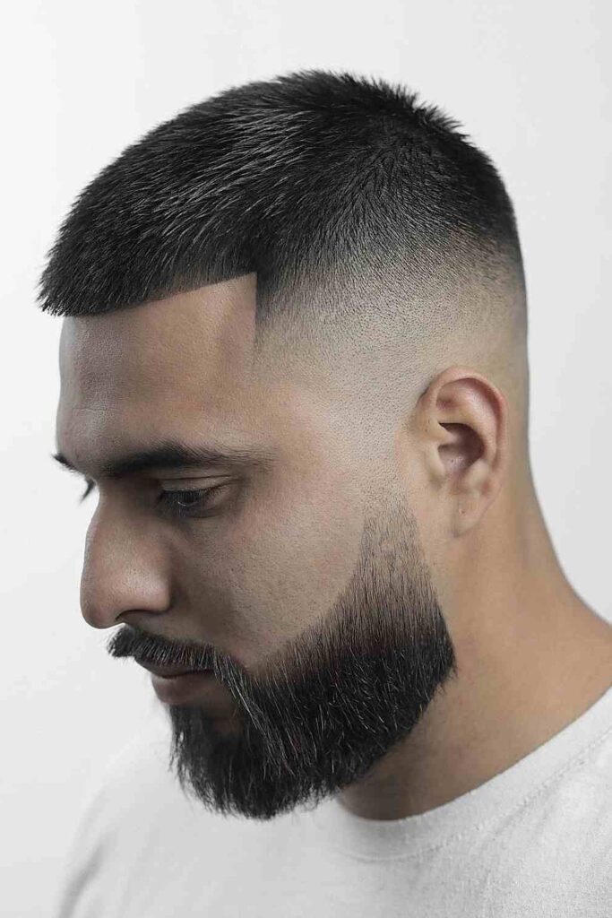 Skin Fade And Razored Hair