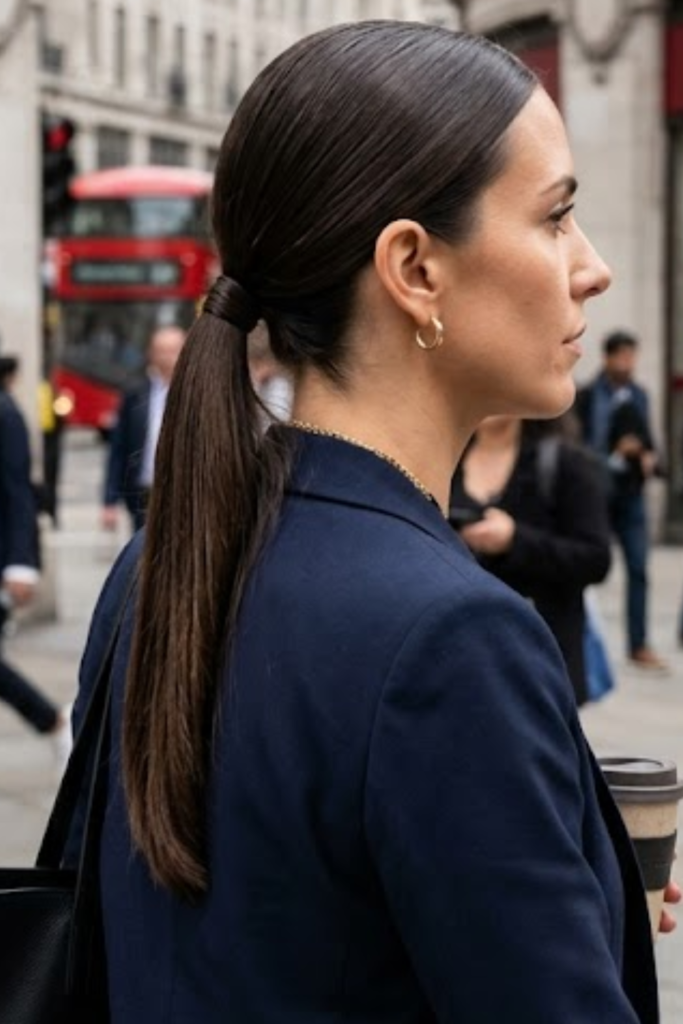Sleek Low Ponytail