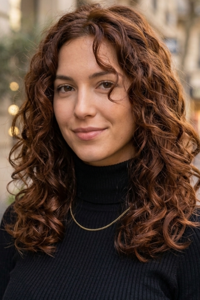 Soft Chocolate Copper Curls