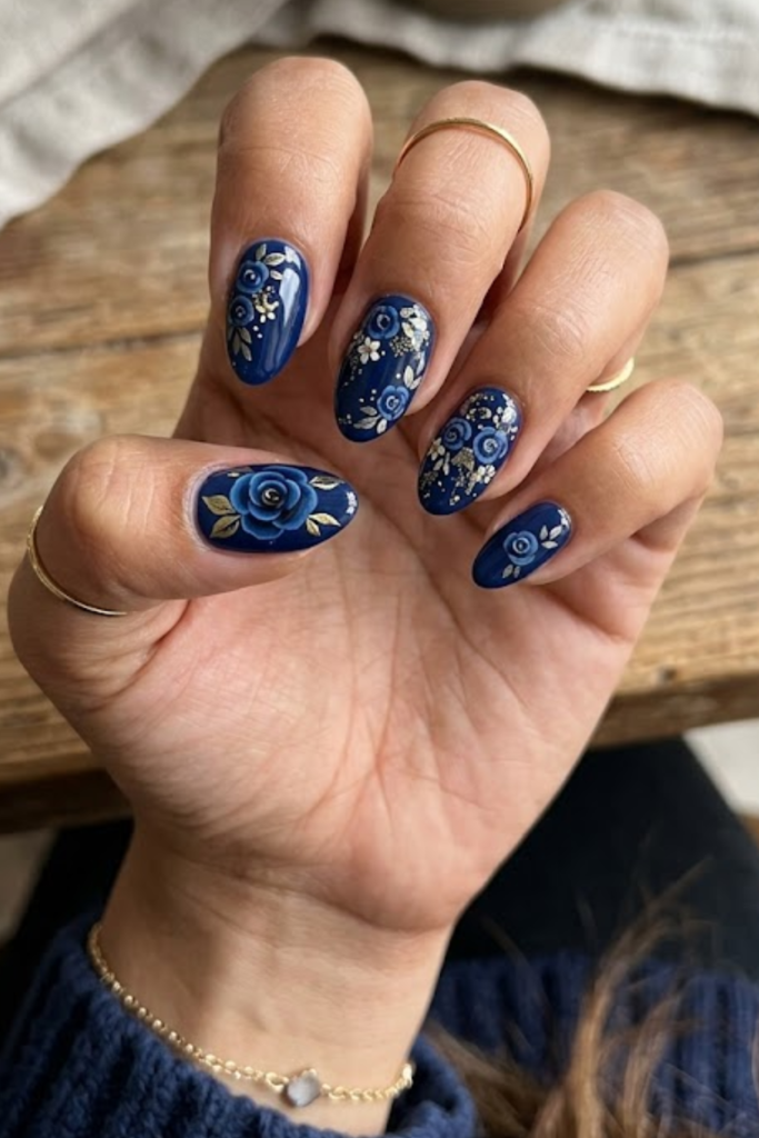Sweet Navy Roses