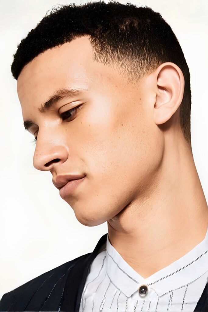 Temple Fade + Pompadour