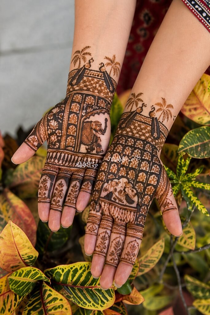 Timeless Rajasthani Palm Elephant