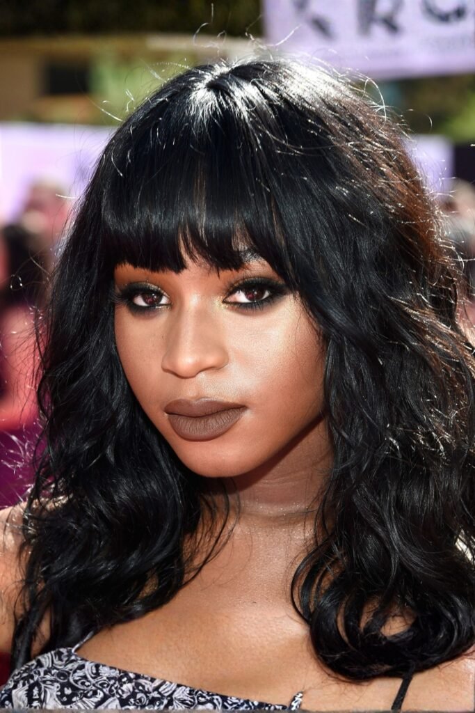 Tousled Curls And Bangs