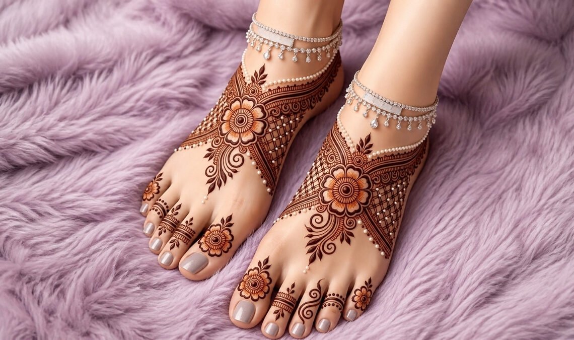 16 Foot Mehndi Designs That Make Your Feet Look Beautiful
