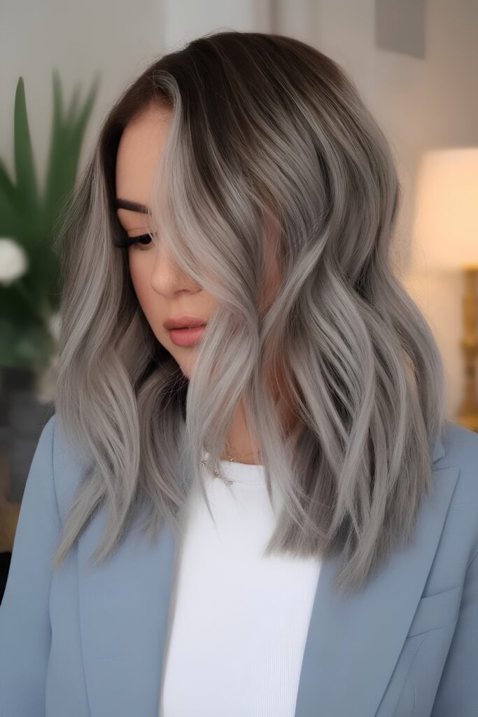 Ash Brown with Silver Babylights