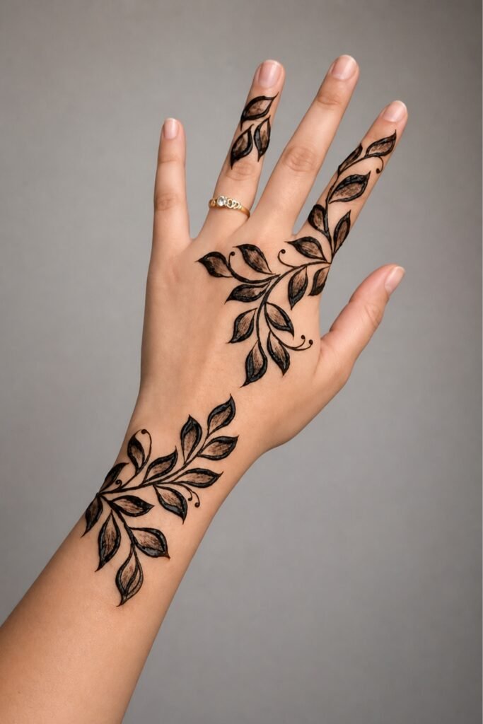 Backhand Leaf Cascade