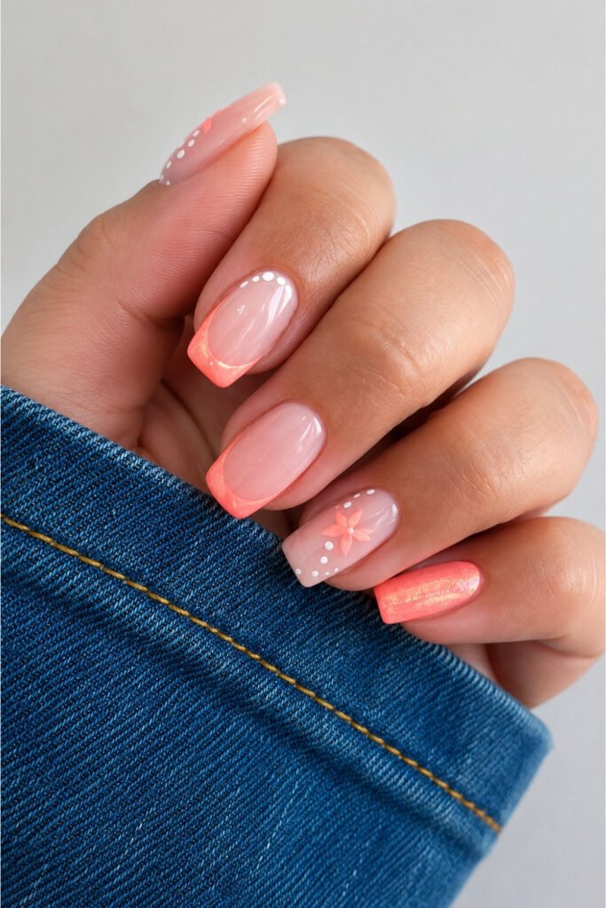 Coral Floral Tips