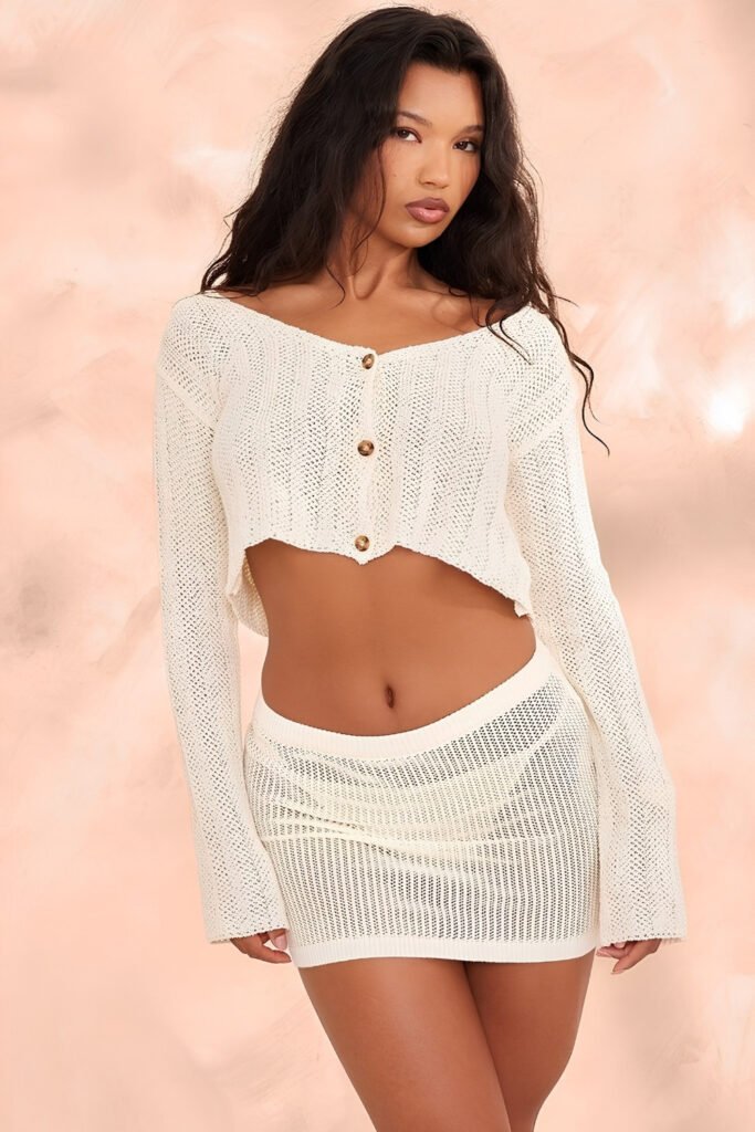 Crochet Bralette and Linen Shorts for Afternoon Arrival