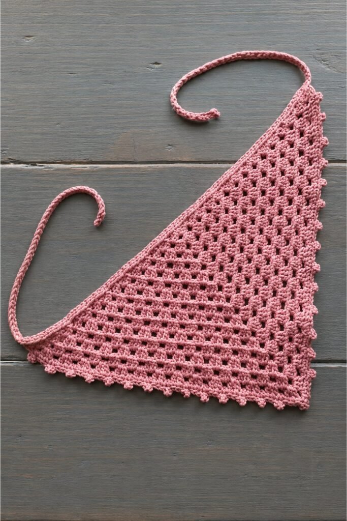 Easy Crochet Bandana
