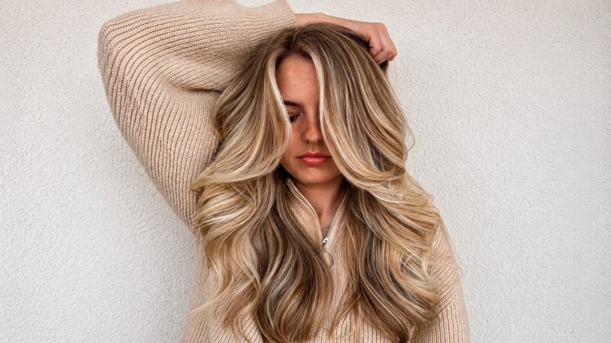Fall Blonde Low Lights Hair Color for Winter