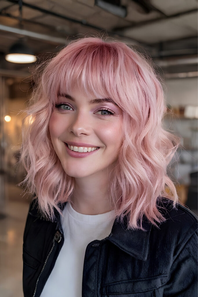 Fine Hair Alt Shag with Heavy Fringe